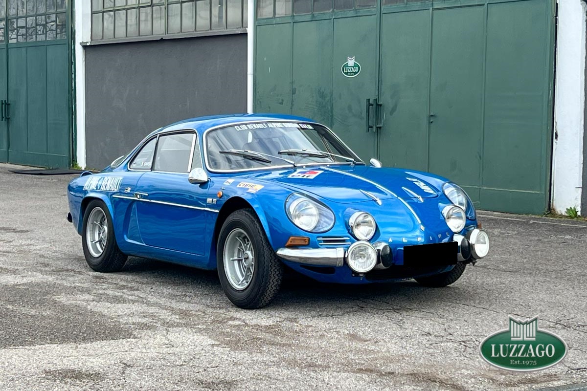 Alpine Renault A110 1600S historic classic cars and motorbike for